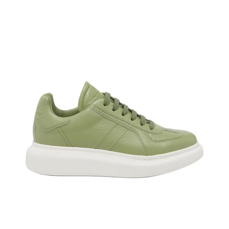 Alexander McQueen Oversized Low Top Casual Shoes Women's Olive-1