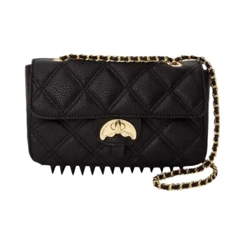 SPRAYGROUND PU Crossbody Bag, Shoulder Bag Medium Size Women's Black