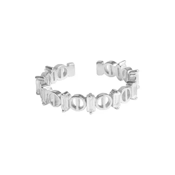 Floating Joy Copper Water Drill Rings Unisex Niche Trendy