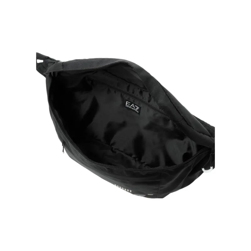 EMPORIO ARMANI Polyester Crossbody Bag, Fanny Pack Unisex Black-4