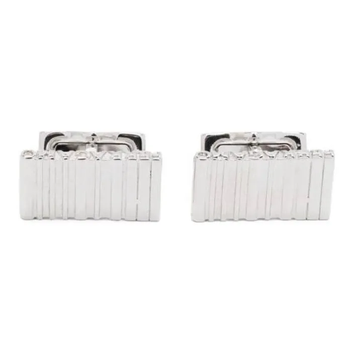Ferragamo Logo Engraved Cufflinks-1