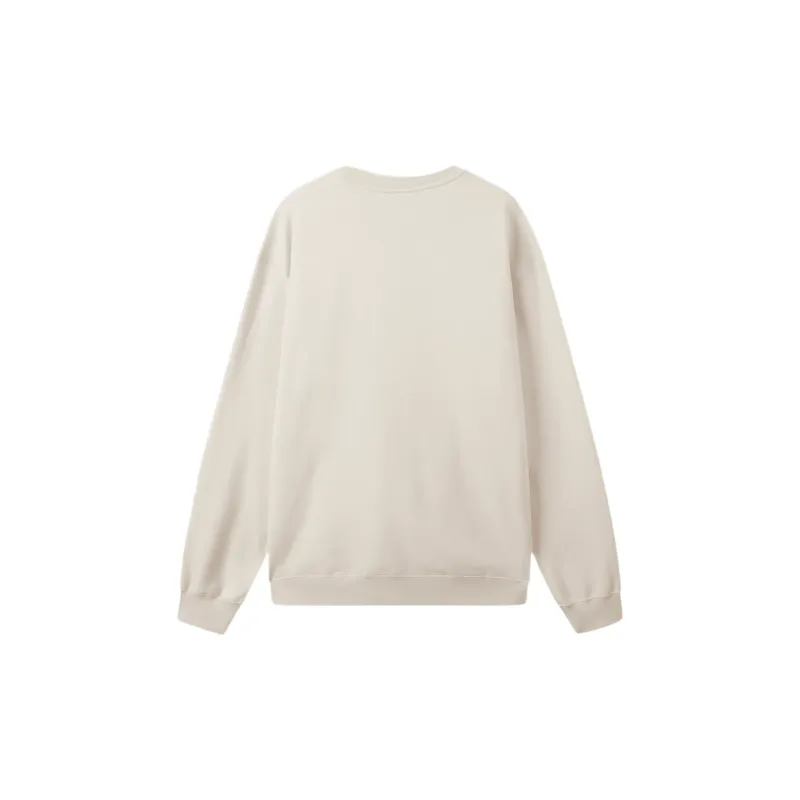 GAP Sweatshirts Unisex Beige+Necklace-2