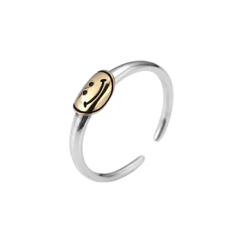 Floating Joy 925 Sterling Silver Rings Unisex Niche Trendy