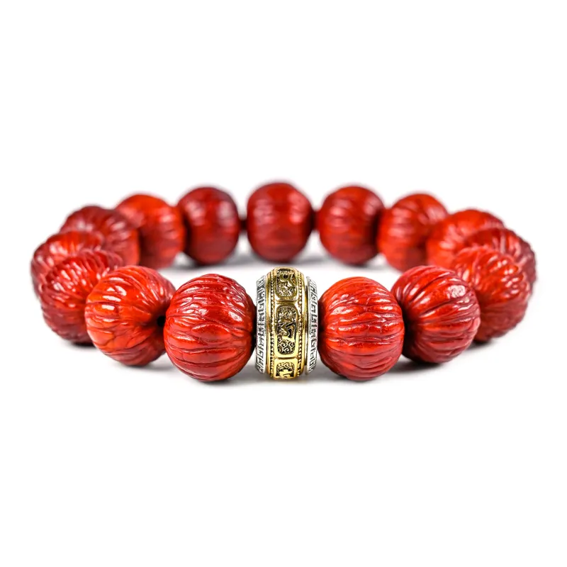 WUDE Monkey Head Walnut Bracelets Unisex-27
