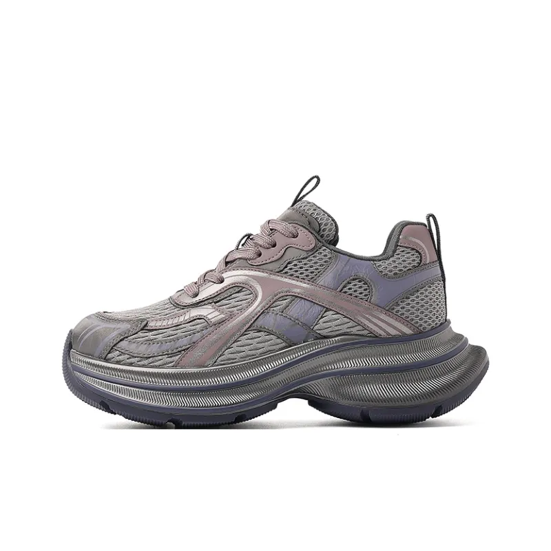 BURGELY Lightweight Warm Low-Top Chunky Sneakers Women's-15