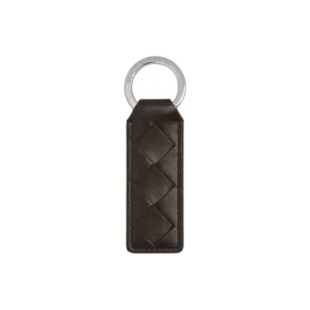 Bottega Veneta Leather, Metal, Calfskin Keychains Men's Black