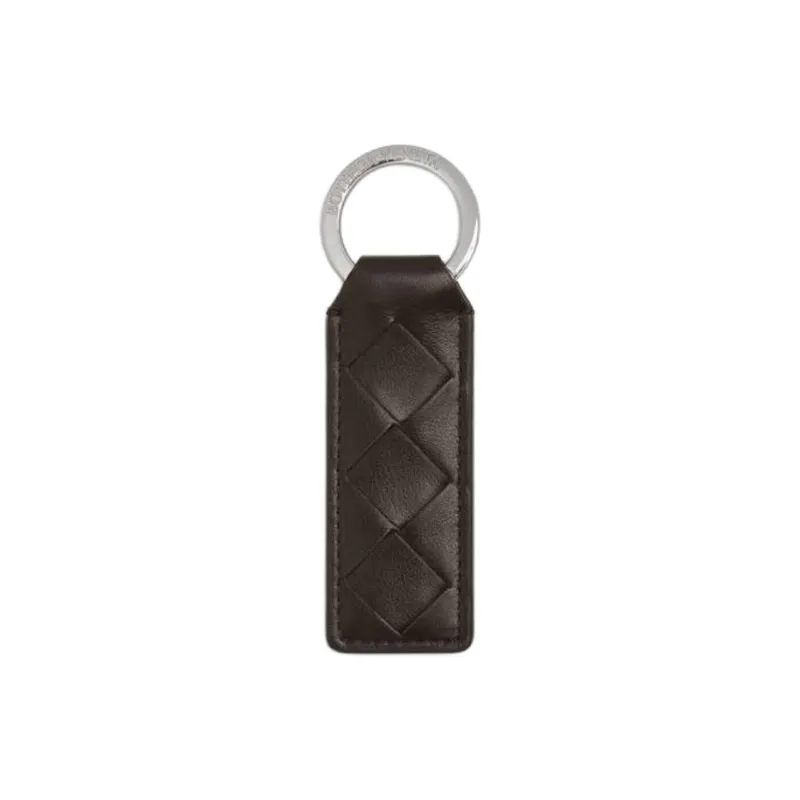 Bottega Veneta Leather, Metal, Calfskin Keychains Men's Black-0