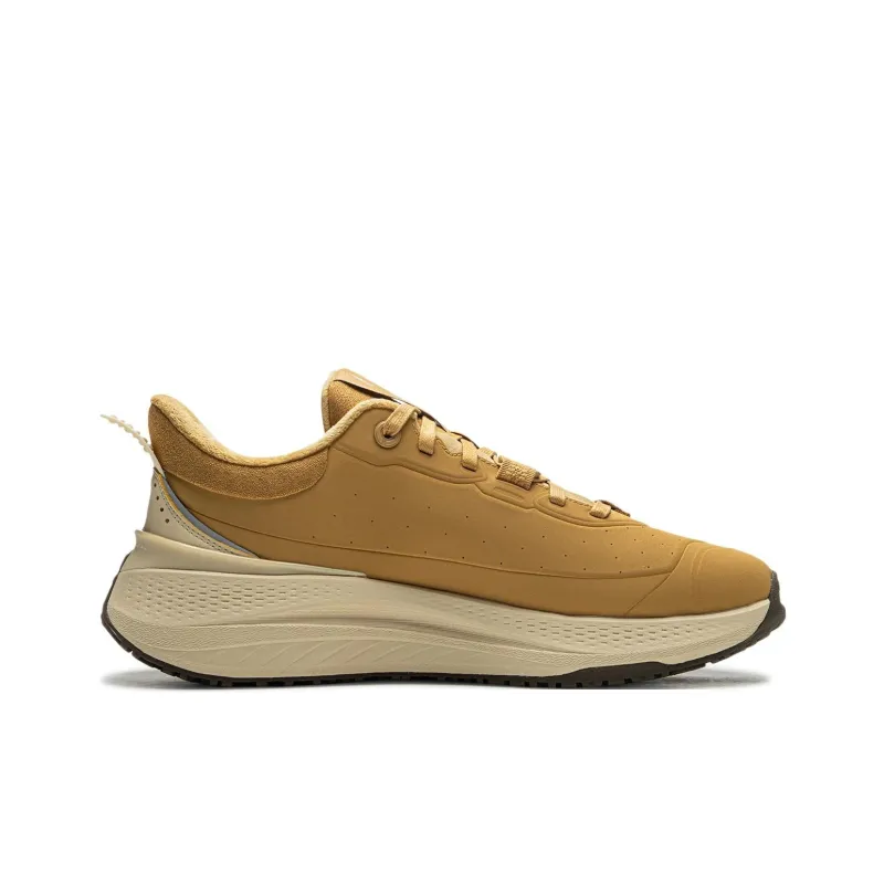 LiNing Sports Trend Series Slip Resistant Warm And Wear Resistant Low Top Casual Shoes Men's Curry Yellow-1