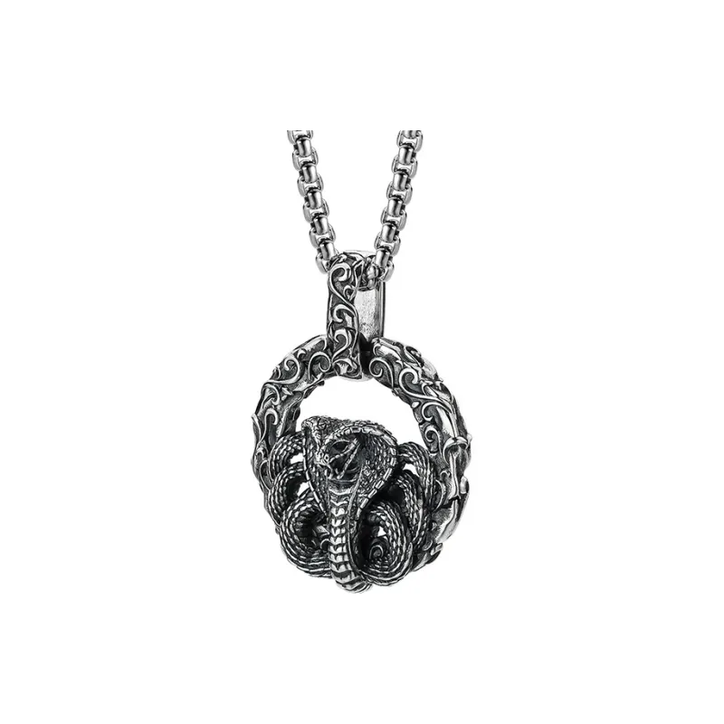 MYSH 925 Sterling Silver Necklaces Men's-1