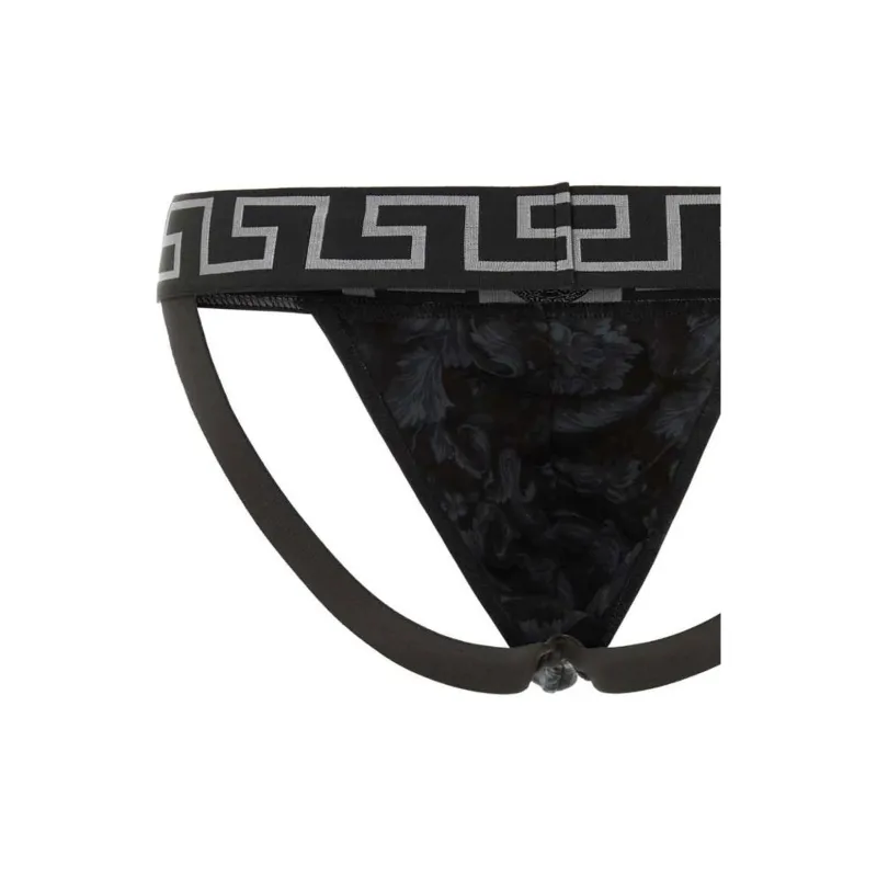 VERSACE Barocco Printed Jockstrap-3