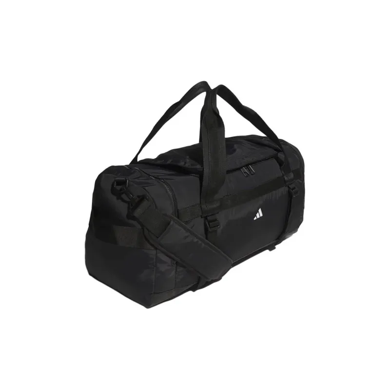 Adidas Recycled Polyester Portable One Shoulder Crossbody Gym Bag Medium Size Unisex Black-2