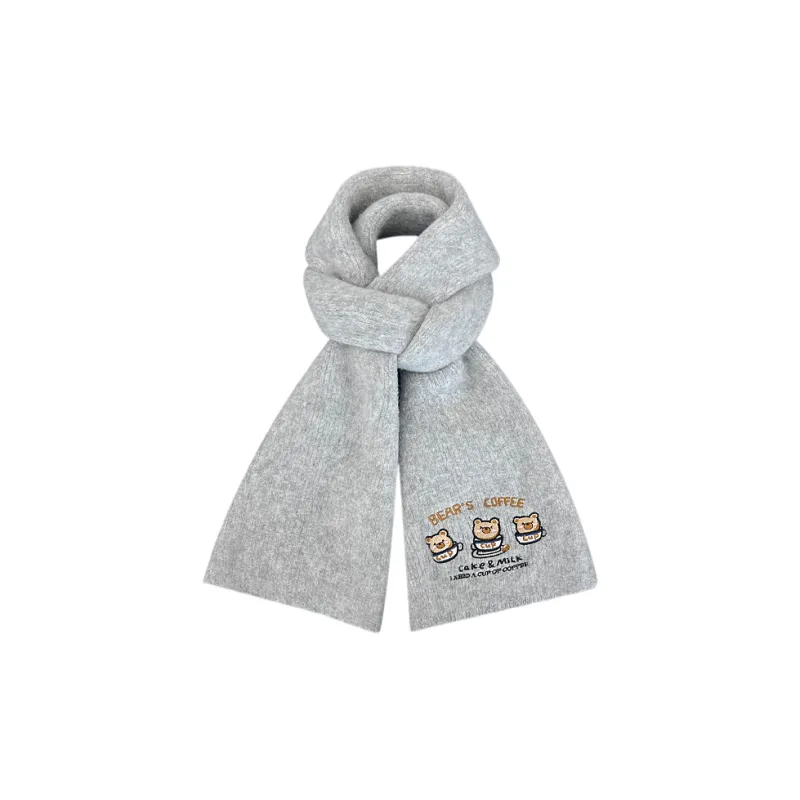 SLEEPYWALK Acrylic Knit Scarves Women's-1