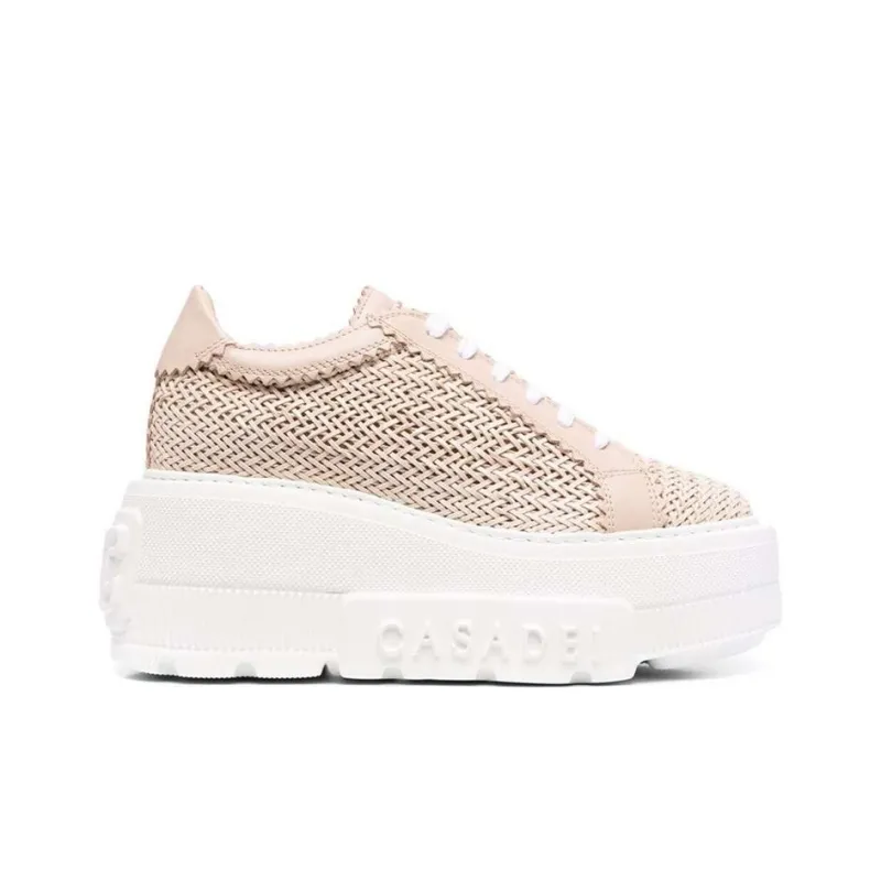 Casadei Interwoven-Detailed Chunky Lace-Up Sneakers Women's-1