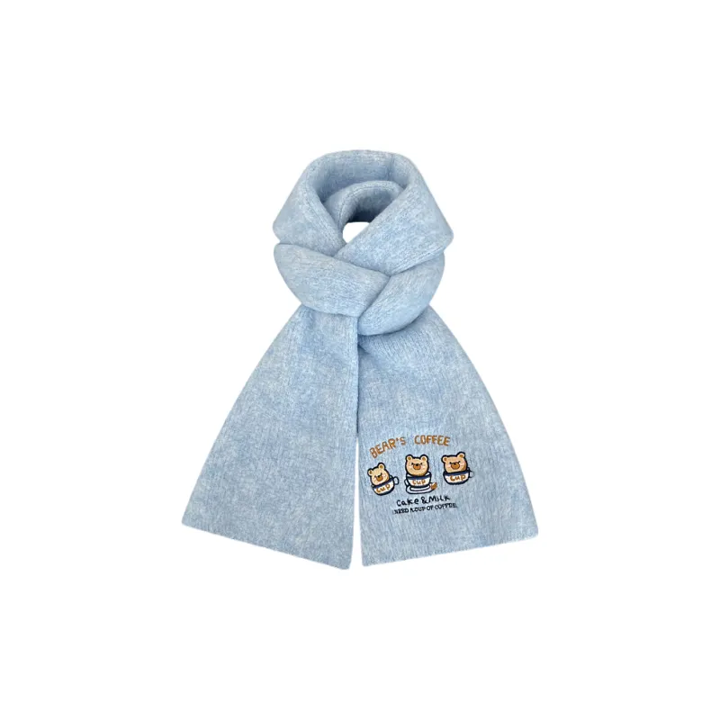 SLEEPYWALK Acrylic Knit Scarves Women's-2