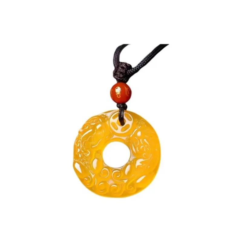 JUNWEN Chalcedony Necklaces Unisex-0