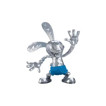 Disney Disney Characters 100th Anniversary Lucky Rabbit Oscar Collection, Silver Trendy Figures 21cm