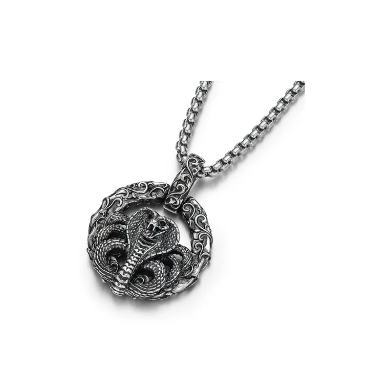 MYSH 925 Sterling Silver Necklaces Men's-8