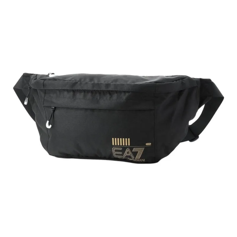 EMPORIO ARMANI Polyester Crossbody Bag, Fanny Pack Unisex Black-1