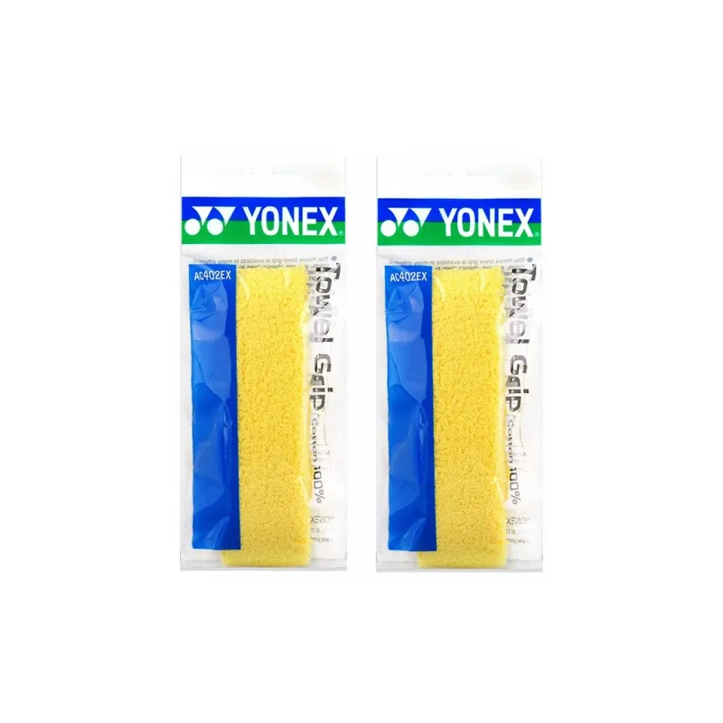 YONEX Badminton Grip Tape Cotton Non slip And Sweat wicking Thickened 2 Pack-0