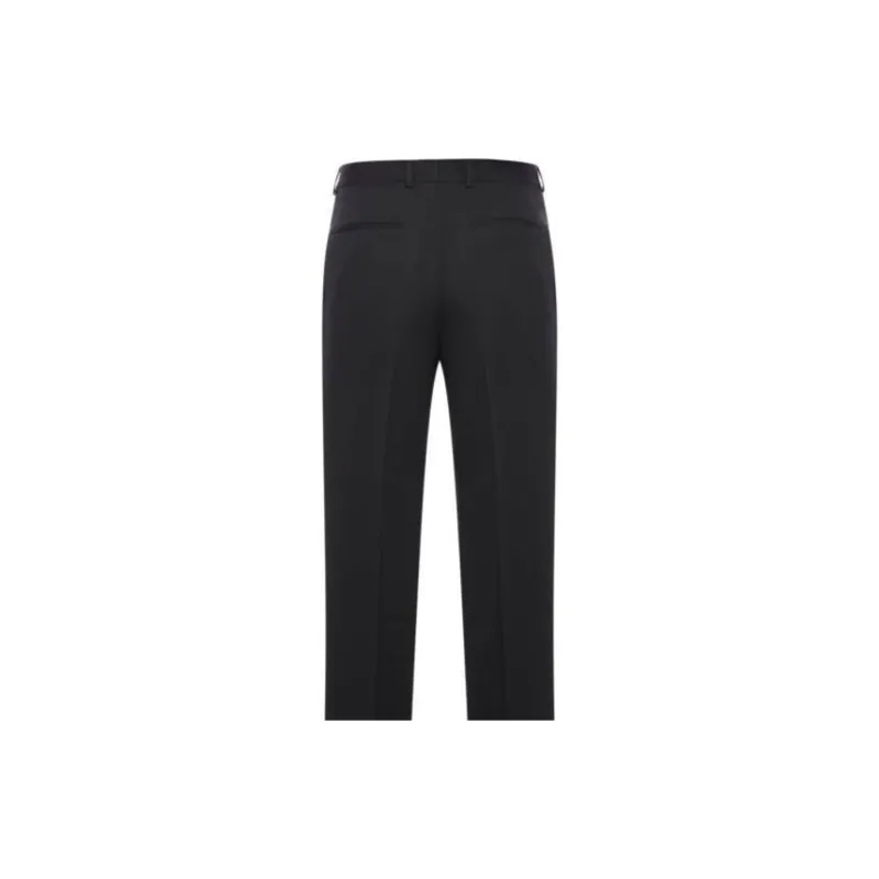 GUCCI Logo Embroidery Wool Pants-2