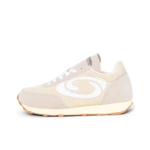 OHJC Breathable Lightweight Low Top Casual Shoes Women's Beige