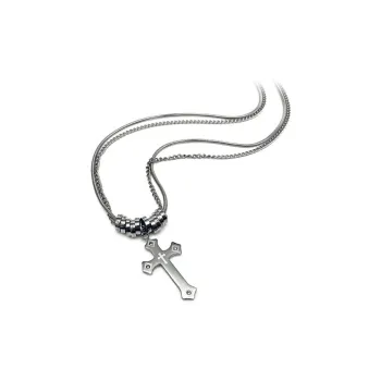 LuluCanaan Titanium Steel Necklaces Men's