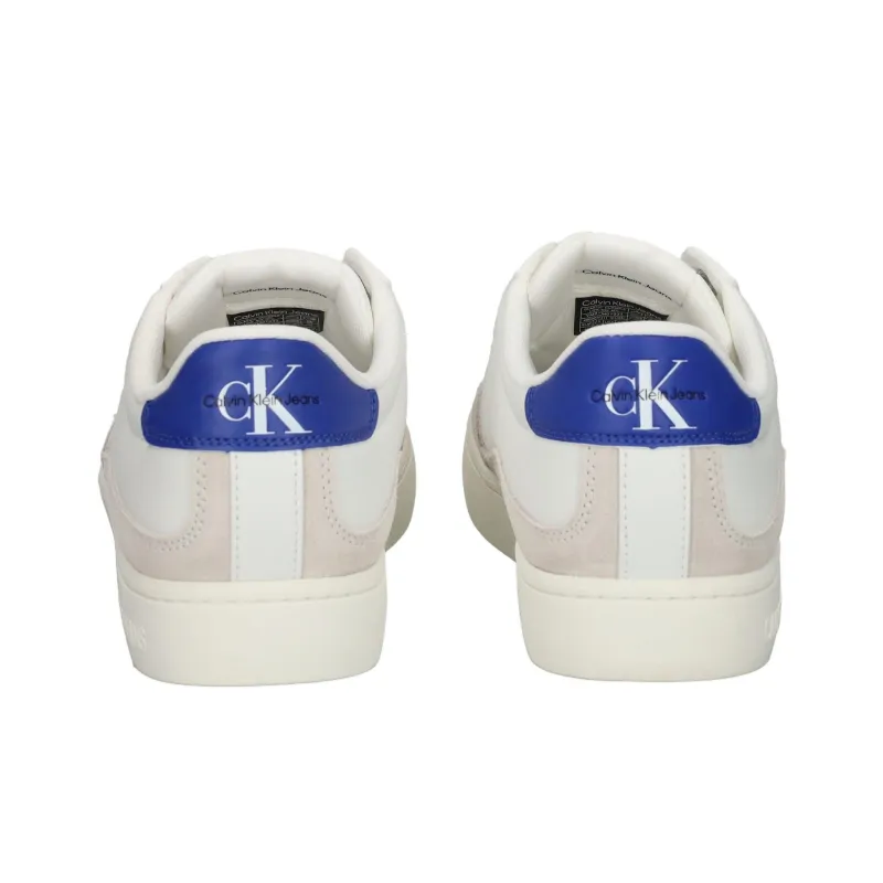 CKJ CALVIN KLEIN JEANS Low Top Skateboard Shoes Men's White-4