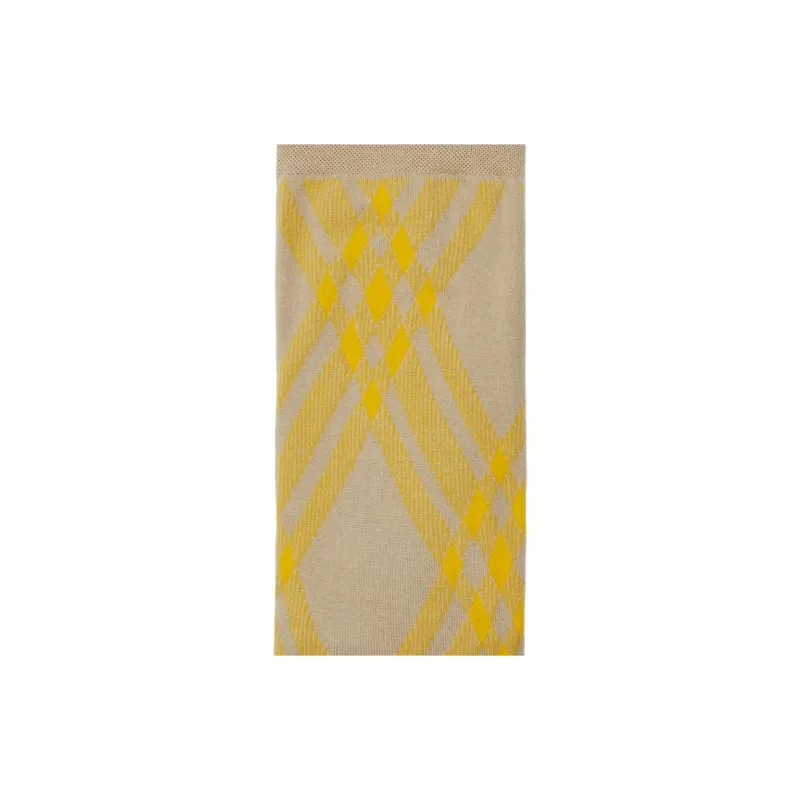 Burberry Check-pattern Wool-blend Socks-3