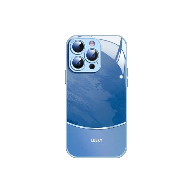 SUPER MOUSE Glass Material Phone Cases Compatibility Apple IPhone 16/15/14/Pro/Max Couple Trendy And Cool Luxury-12