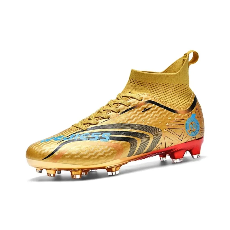 Kuding FG Rubber Long Studs Artificial Ground Natural Ground Coverage Impact Resistant Soccer Shoes Unisex-4