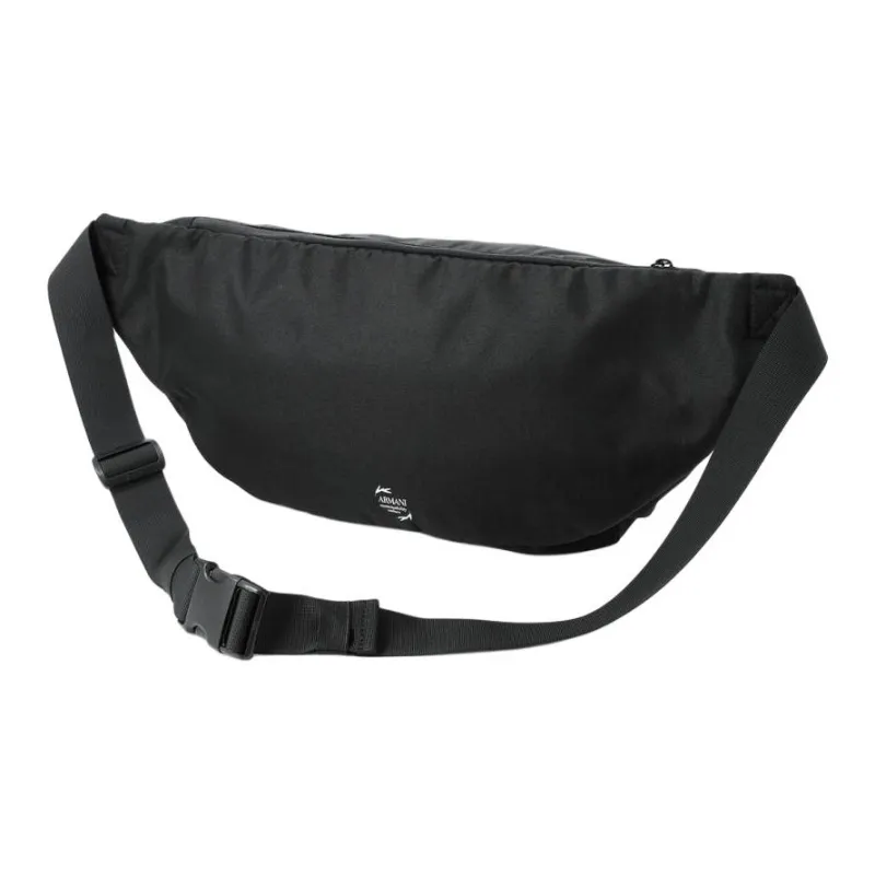 EMPORIO ARMANI Polyester Crossbody Bag, Fanny Pack Unisex Black-2