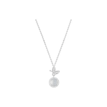 VXSAX S925 Silver Necklaces Women's