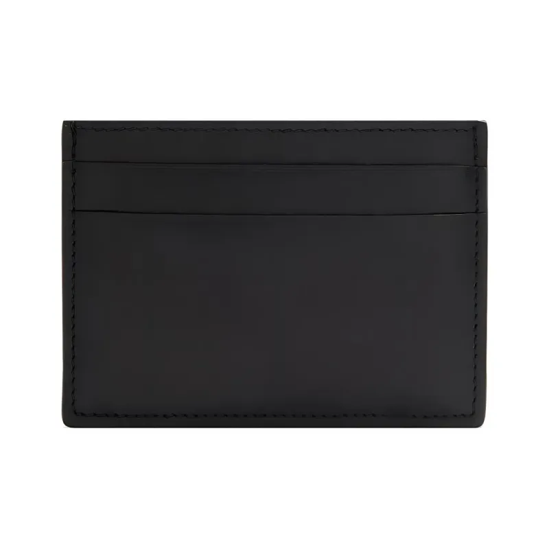 LOEWE Nappa Cow Leather Card Holder Women's Black-1