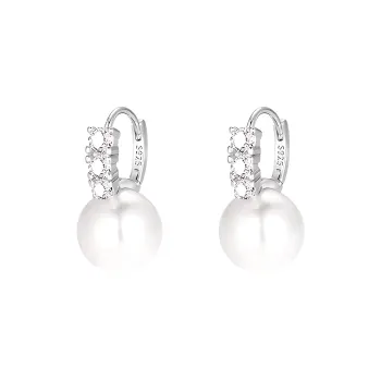 AGOVSKI S925 Silver Earrings Women's