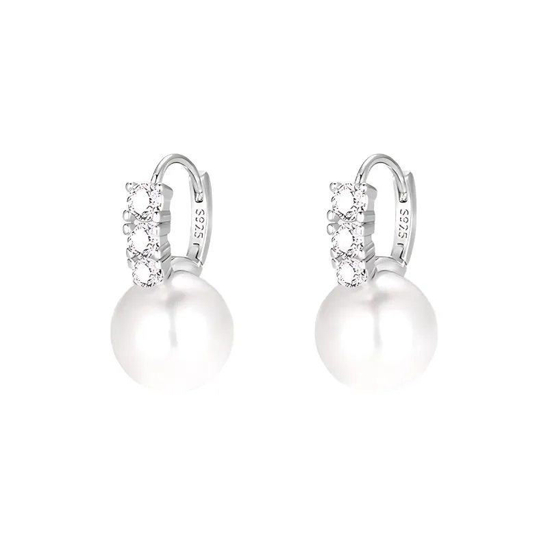 AGOVSKI S925 Silver Earrings Women's-0