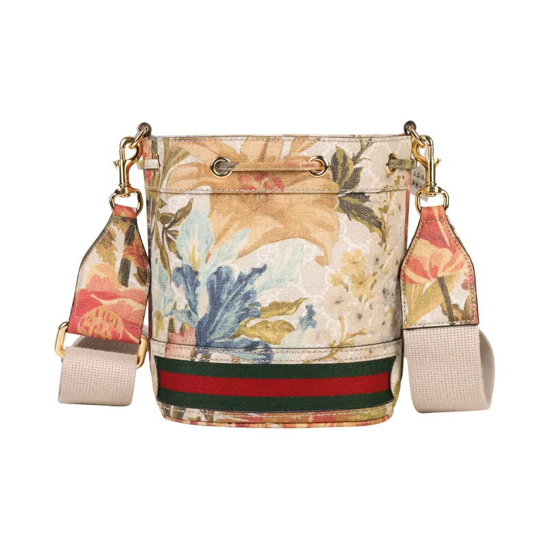 GUCCI Ophidia Canvas Canvas Bag Bucket Bag Crossbody Bag Shoulder Bag Women's Multicolor-2