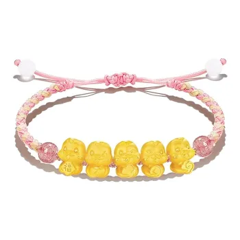 QIANCHANG Gold Bracelet Unisex