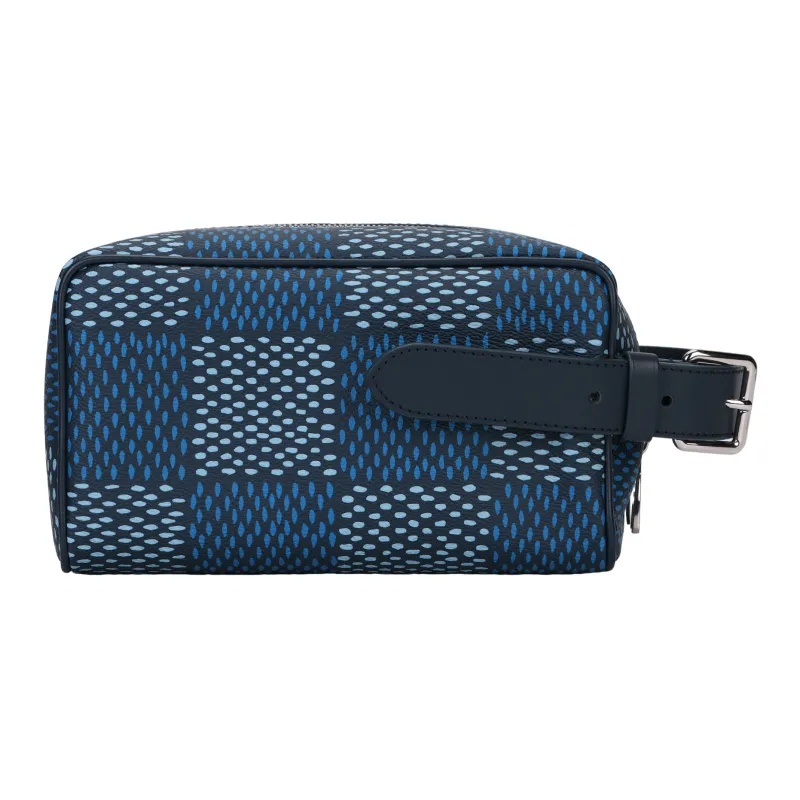 LOUIS VUITTON Locket Dopp Kit Damier Heritage Blue-4