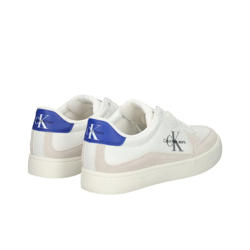CKJ CALVIN KLEIN JEANS Low Top Skateboard Shoes Men's White-2