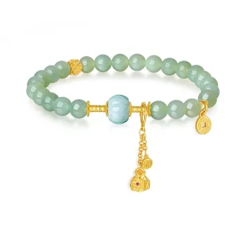 ZXIN JEWELRY Hetian Jade Bracelets Green Jade Women's