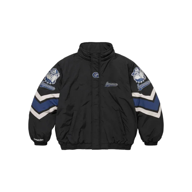 Supreme Mitchell & Ness Ncaa Hooded Stadium Jacket-15