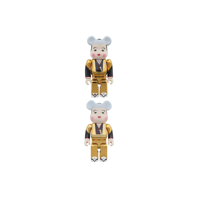 BE@RBRICK Blessing Gold Plated 100% +400% Trendy Figures-3
