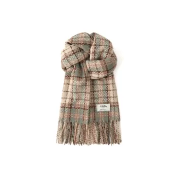 FREE RABBITⅡ Faux Cashmere Thickened Warm Versatile Scarf Shawl Unisex