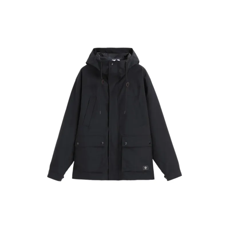 GAP Puffer Jackets Men Black+Necklace-1