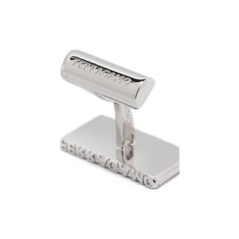 Ferragamo Logo Engraved Cufflinks