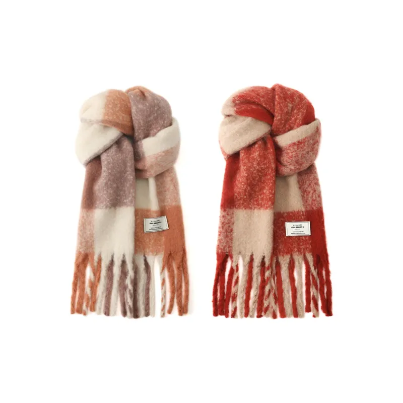 FREE RABBITⅡ Fall And Winter New Arrival Thickened Warm Cold Resistant Neck Protection Scarf Unisex-12