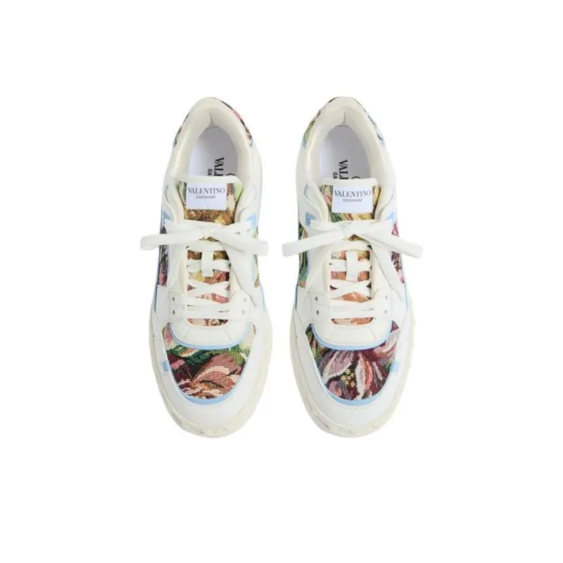 Valentino FREEDOTS Low Top Skateboard Shoes Men's Multicolor-4