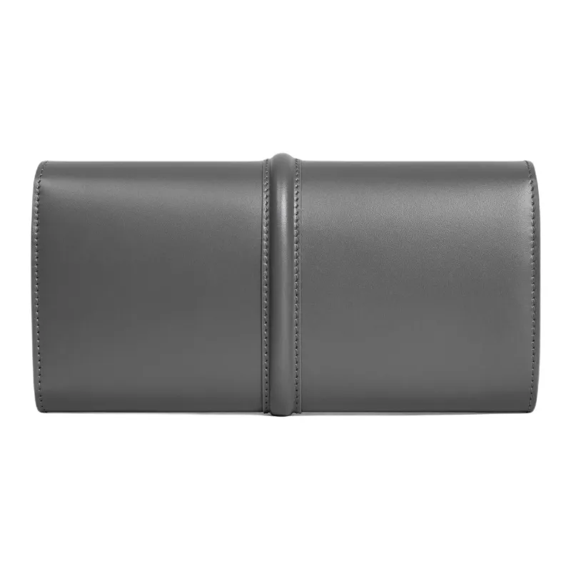 CELINE 16 Calfskin Wallet Large Size Women's Gray-2