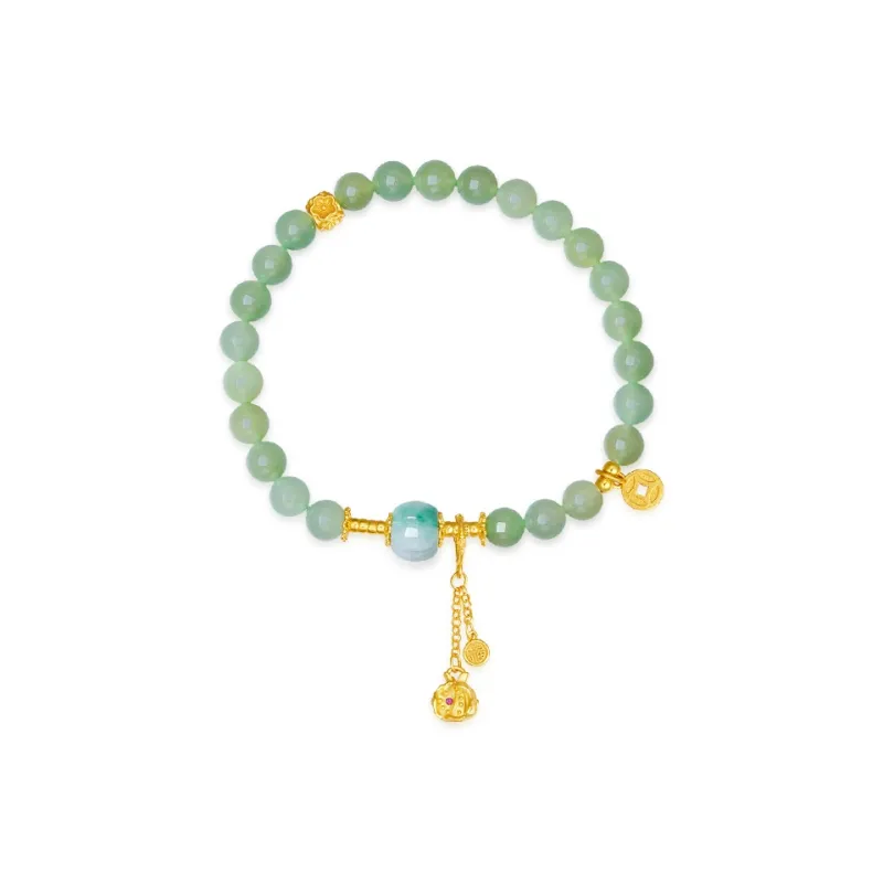 ZXIN JEWELRY Hetian Jade Bracelets Green Jade Women's-1