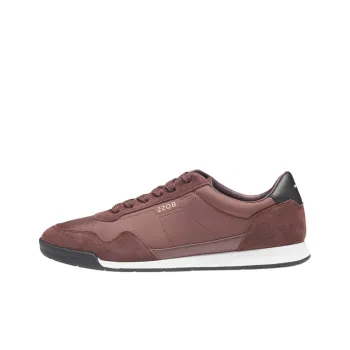 HUGO BOSS Low Top Casual Shoes Men's Burgundy